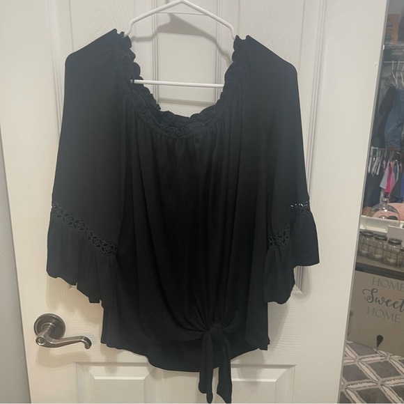 new directions Tops - New directions top black off the shoulder